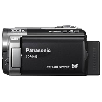 Panasonic ビデオカメラ SDR-H80 60GB Amazon.com : Panasonic SDR-H80 SD and HDD Camcorder (Black